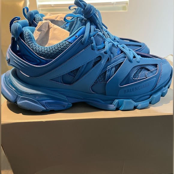 Balenciaga track sneaker screen blue worn once size 42 - Picture 4 of 4